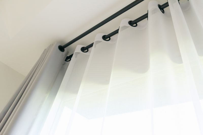 Products For Curtain Rods Installations in use